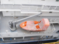 4.5 Meters 6Persons OPEN TYPE F.R.P. RESCUE BOAT 